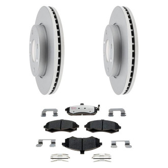 Raybestos® - Element3™ Plain Front Brake Kit with Hybrid Pads