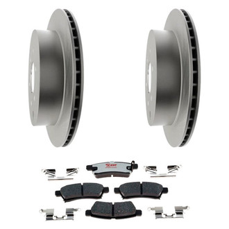 Raybestos® - Element3™ Plain Rear Brake Kit with Hybrid Pads