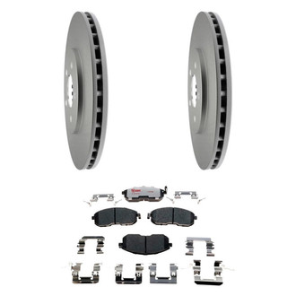 Raybestos® - Element3™ Plain Front Brake Kit with Hybrid Pads