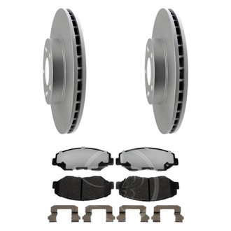 Raybestos® - Element3™ Plain Front Brake Kit with Hybrid Pads