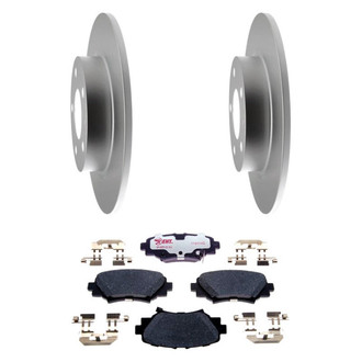 Raybestos® - Element3™ Plain Rear Brake Kit with Hybrid Pads