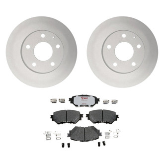 Raybestos® - Element3™ Plain Front Brake Kit with Hybrid Pads