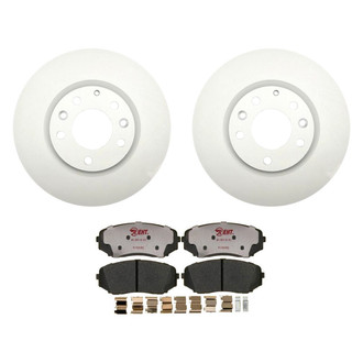 Raybestos® - Element3™ Plain Front Brake Kit with Hybrid Pads