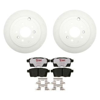 Raybestos® - Element3™ Plain Rear Brake Kit with Hybrid Pads