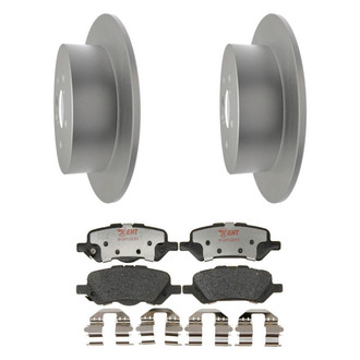 Raybestos® - Element3™ Plain Rear Brake Kit with Hybrid Pads