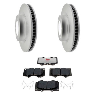 Raybestos® - Element3™ Plain Front Brake Kit with Hybrid Pads