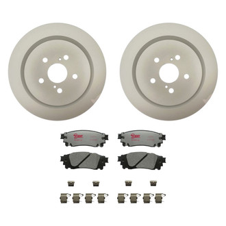 Raybestos® - Element3™ Plain Rear Brake Kit with Hybrid Pads