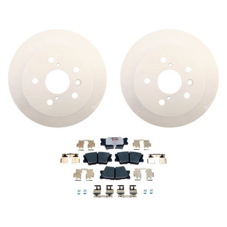 Raybestos® - Element3™ Plain Rear Brake Kit with Hybrid Pads