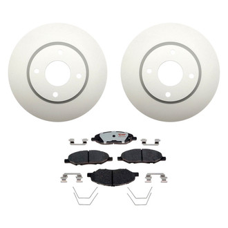 Raybestos® - Element3™ Plain Front Brake Kit with Hybrid Pads