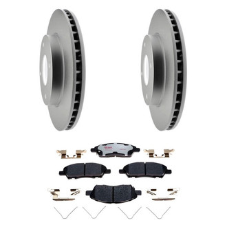 Raybestos® - Element3™ Plain Front Brake Kit with Hybrid Pads