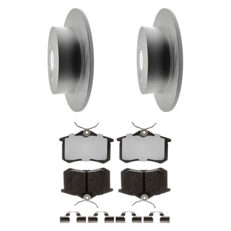 Raybestos® - Element3™ Plain Rear Brake Kit with Hybrid Pads