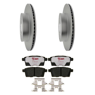 Raybestos® - Element3™ Plain Rear Brake Kit with Hybrid Pads