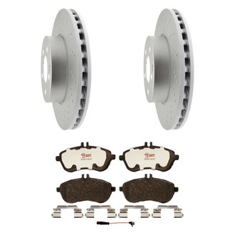 Raybestos® - Element3™ Plain Front Brake Kit with Hybrid Pads