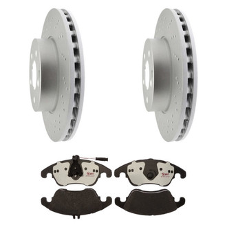 Raybestos® - Element3™ Plain Front Brake Kit with Hybrid Pads