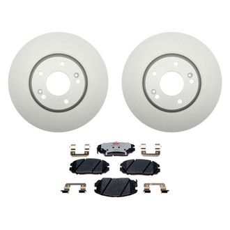 Raybestos® - Element3™ Plain Front Brake Kit with Hybrid Pads