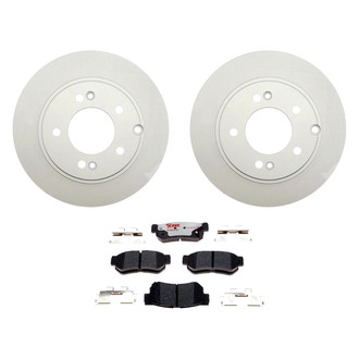 Raybestos® - Element3™ Plain Rear Brake Kit with Hybrid Pads