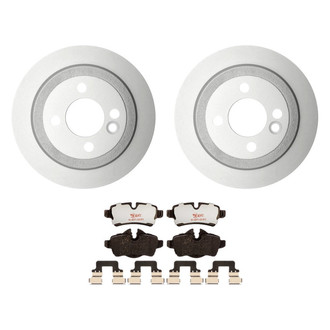 Raybestos® BNDL-1269-31021530 - Element3™ Plain Rear Brake Kit with Hybrid Pads