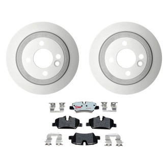 Raybestos® - Element3™ Plain Rear Brake Kit with Hybrid Pads