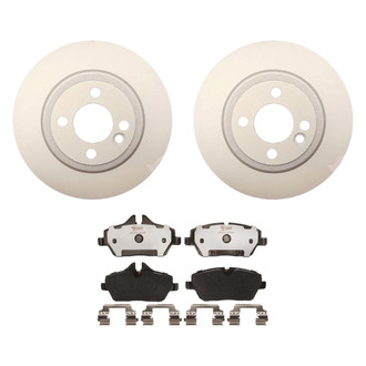Raybestos® - Element3™ Plain Front Brake Kit with Hybrid Pads
