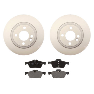 Raybestos® BNDL-1269-31021551 - Element3™ Plain Front Brake Kit with Semi-Metallic Pads