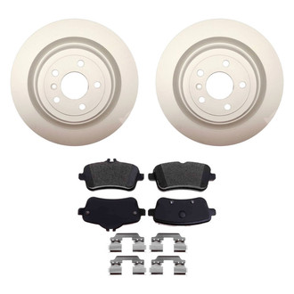 Raybestos® - Element3™ Plain Rear Brake Kit with Semi-Metallic Pads