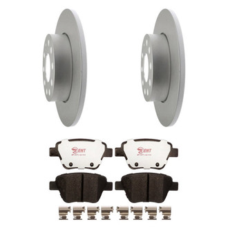 Raybestos® - Element3™ Plain Rear Brake Kit with Hybrid Pads