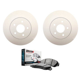 Raybestos® - Element3™ Plain Rear Brake Kit with Hybrid Pads