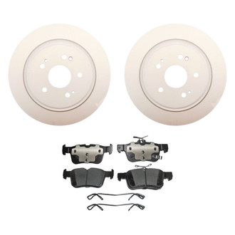 Raybestos® - Element3™ Plain Rear Brake Kit with Hybrid Pads
