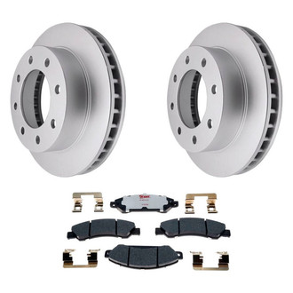 Raybestos® - Element3™ Plain Front Brake Kit with Hybrid Pads