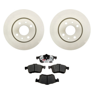 Raybestos® - Element3™ Plain Front Brake Kit with Hybrid Pads