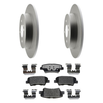 Raybestos® - Element3™ Plain Rear Brake Kit with Hybrid Pads