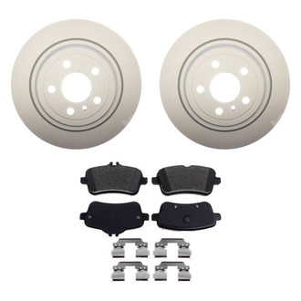 Raybestos® - Element3™ Plain Rear Brake Kit with Semi-Metallic Pads