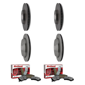 Raybestos® - R-Line™ Plain Brake Kit with Semi-Metallic Pads
