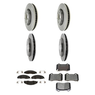 Raybestos® - R-Line™ 1-Piece Brake Kit with Semi-Metallic Brake Pads