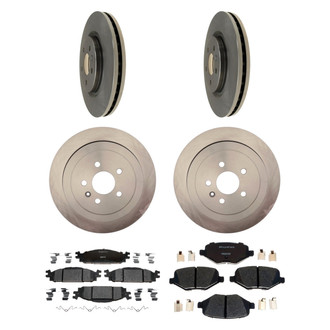 Raybestos® - R-Line™ 1-Piece Brake Kit with Ceramic Brake Pads