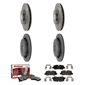 Raybestos® - R-Line™ 1-Piece Brake Kit with Semi-Metallic Brake Pads