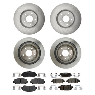 Raybestos® - R-Line™ 1-Piece Brake Kit with Ceramic Brake Pads