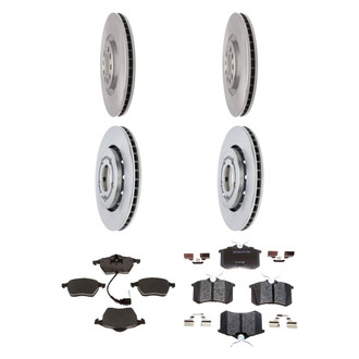 Raybestos® - R-Line™ Plain Brake Kit with Semi-Metallic Pads