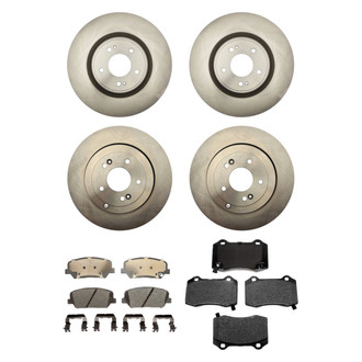 Raybestos® - R-Line™ 1-Piece Brake Kit with Ceramic Brake Pads