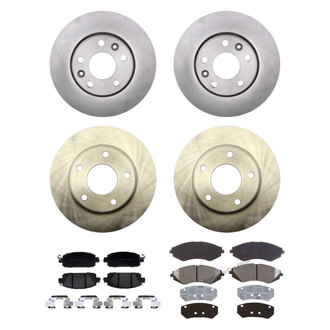 Raybestos® - R-Line™ 1-Piece Brake Kit with Ceramic Brake Pads