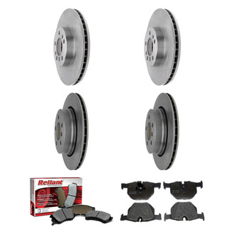 Raybestos® - R-Line™ 1-Piece Brake Kit with Semi-Metallic Brake Pads
