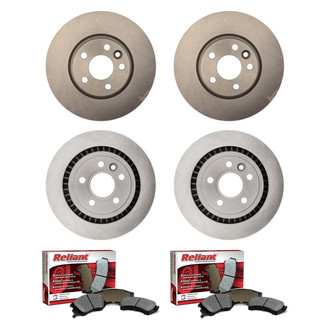 Raybestos® - R-Line™ 1-Piece Brake Kit with Semi-Metallic Brake Pads