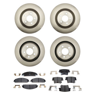 Raybestos® - R-Line™ 1-Piece Brake Kit with Ceramic Brake Pads