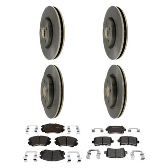 Raybestos® - R-Line™ 1-Piece Brake Kit with Ceramic Brake Pads