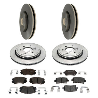 Raybestos® - R-Line™ 1-Piece Brake Kit with Ceramic Brake Pads