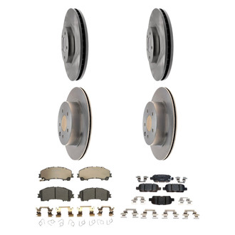 Raybestos® - R-Line™ 1-Piece Brake Kit with Ceramic Brake Pads