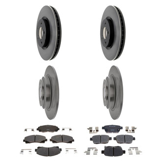 Raybestos® - R-Line™ Plain Front and Rear Brake Kit with Ceramic Pads