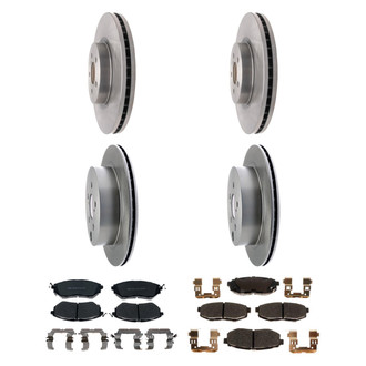 Raybestos® - R-Line™ 1-Piece Brake Kit with Ceramic Brake Pads
