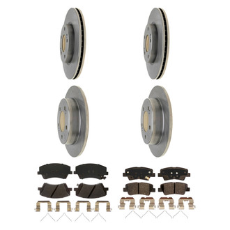 Raybestos® - R-Line™ 1-Piece Brake Kit with Ceramic Brake Pads