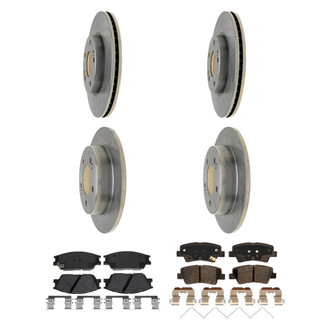 Raybestos® - R-Line™ 1-Piece Brake Kit with Ceramic Brake Pads